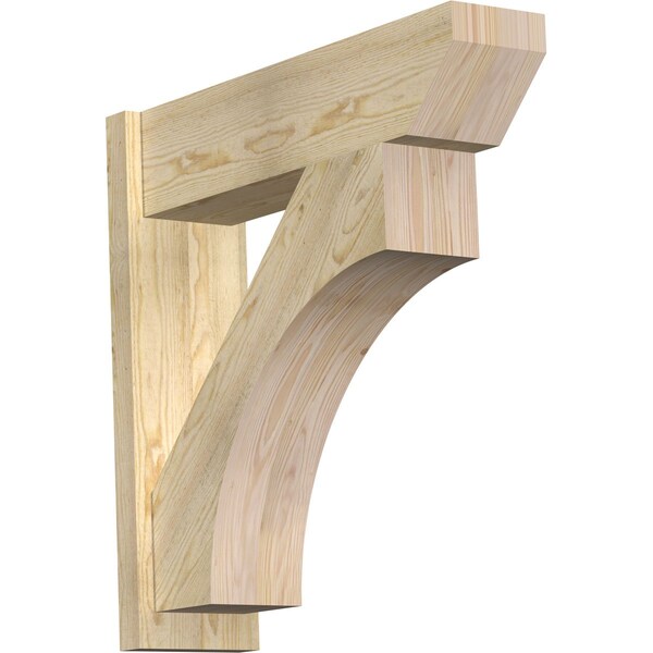 Ekena Millwork Westlake Slat Rough Sawn Outlooker, Douglas Fir, 8"W x 30"D x 30"H OUT08X30X30WTL06RDF - main